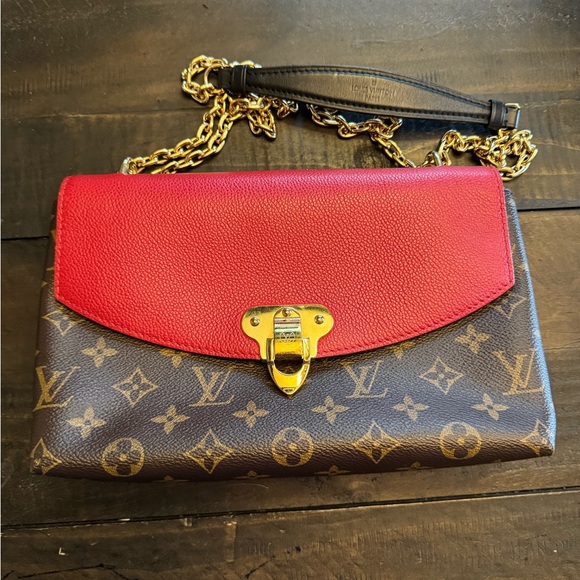 Louis Vuitton Red and Brown Crossbody Bag - Picture 1 of 7